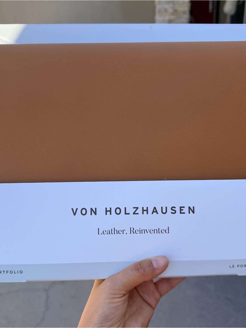 Von Holzhausen 16 inch Leather MacBook case